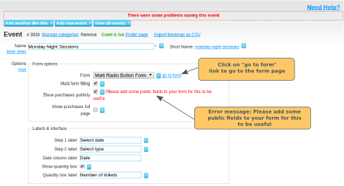 Show purchases publicly error - click to enlarge