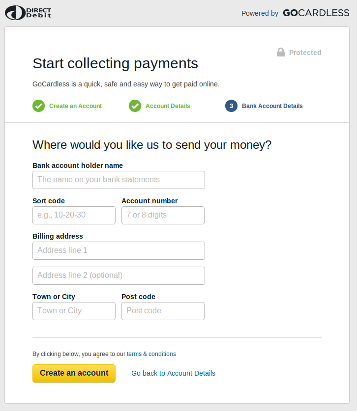 direct debit form template payments and clubs debit societies Direct for