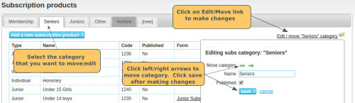 Moving or Editing Categories - click to enlarge
