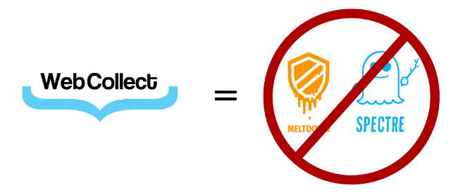 WebCollect is protected against Meltdown and Spectre - click to enlarge