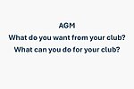 AGM & Questionnaire