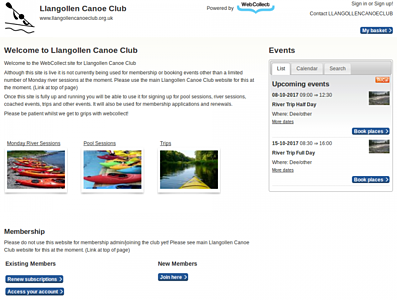 Llangollen Canoe Club