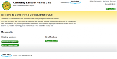 Camberley & District Athletic Club