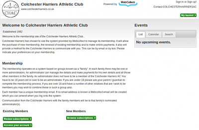 Colchester Harriers Athletic Club